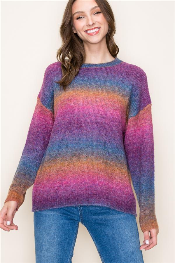 Blue clearance ombre sweater